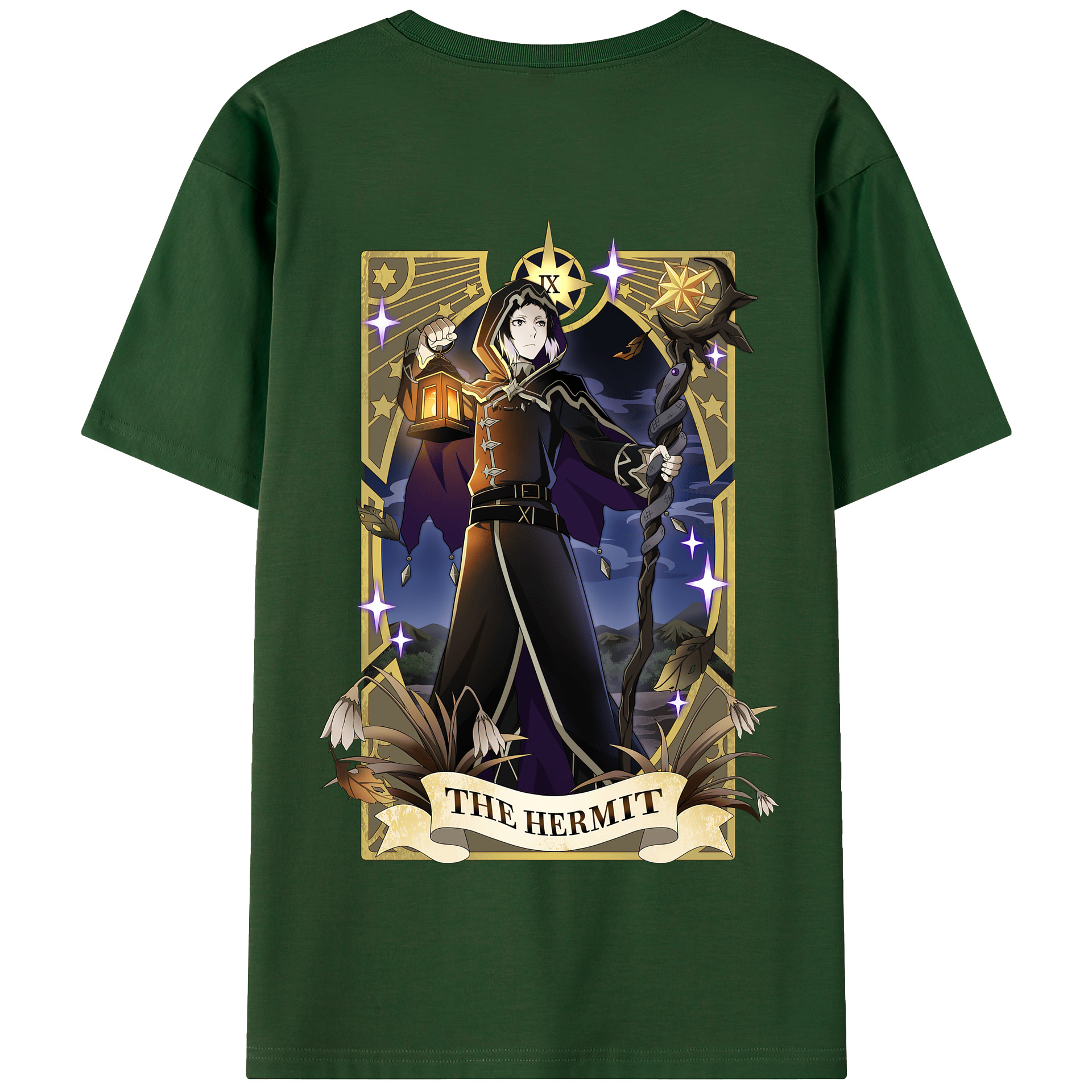（画像用） 文豪ストレイドッグス Bungo Stray Dogs 綿100％半袖Tシャツ（背面プリント）